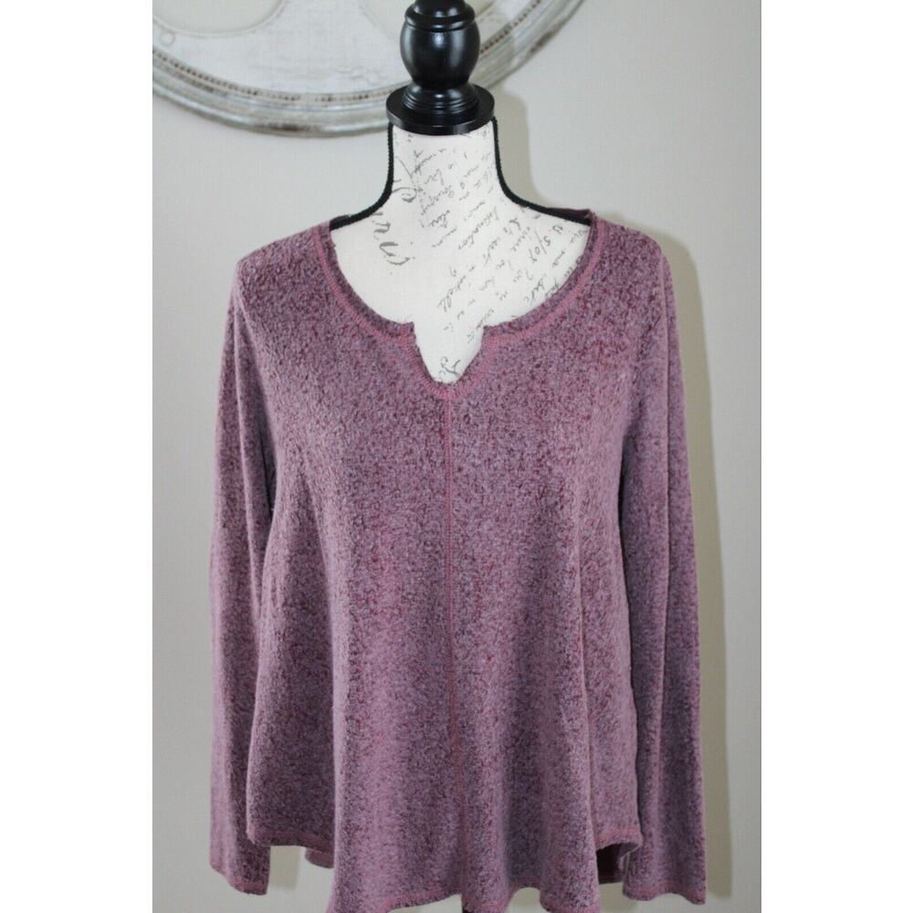 Sinuous Women's Sweater Red Pullover Size M